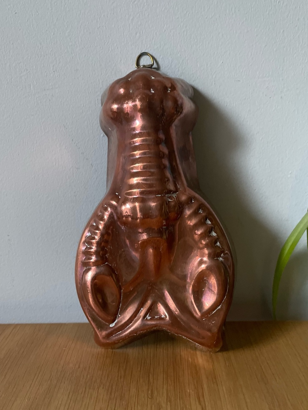 Vintage Copper Lobster Mold Korea 6.75”🦞